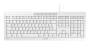 Cherry STREAM - Full-size (100%) - USB - Mechanical - QWERTZ - White