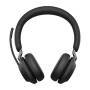 Jabra Evolve2 65 MS Stereo Headset schwarz BT USB-A PC-Headsets