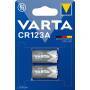 Varta CR123A - Single-use battery - Lithium - 3 V - 2 pc(s) - 1600 mAh - Silver