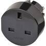 Brennenstuhl Travel Adapter GB/earthed - Black