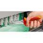 KNIPEX 13 96 200 - Needle-nose pliers - Steel - Plastic - Red/Orange - 20 cm - 280 g