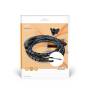 Nedis Kabelmanagement / Spiralhülse / 1 Stück / max. Kabeldicke: 22 mm / PE / Schwarz
