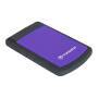 Transcend StoreJet 25H3 1TB Purple - 1000 GB - 2.5" - 3.2 Gen 1 (3.1 Gen 1) - 5400 RPM - Black - Purple