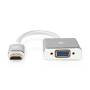 Nedis VGA-Adapter / HDMI™ Stecker / VGA Buchse / Vergoldet / Gerade / Aluminium / Silber / Verpackung mit Sichtfenster