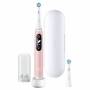 Oral-B iO 6 iO6 Sensitive Edition Elektrische Zahnbürste/Electric Toothbrush, Magnet-Technologie, 2 Aufsteckbürsten, 5 Putzmodi für Zahnpflege, Display & Reiseetui, Designed by Braun, pink sand