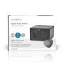 Nedis Digital-Audio-Switch / 2-Weg / Anschlüsse – Eingang: DC Power / 2x TosLink / Anschlüsse – Ausgang: TosLink Buchse / Handbuch / Schalter / Metall / Schwarz