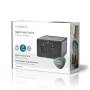 Nedis Digital-Audio-Switch / 2-Weg / Anschlüsse – Eingang: DC Power / 2x TosLink / Anschlüsse – Ausgang: TosLink Buchse / Handbuch / Schalter / Metall / Schwarz