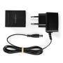 Nedis Digital-Audio-Switch / 2-Weg / Anschlüsse – Eingang: DC Power / 2x TosLink / Anschlüsse – Ausgang: TosLink Buchse / Handbuch / Schalter / Metall / Schwarz