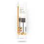 Nedis CCGP37250BK02 - 0.2 m - DisplayPort - DVI-D - Male - Female - Nickel
