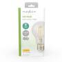 Nedis LED-Filament-Lampe E27 / A60 / 4 W / 470 lm / 2700 K / Warmweiss / Retro Style / 1 Stück