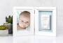 PEARHEAD Babyabdruck Tischbilderrahmen 'Baby' für 1 Foto und Hand- und Fußabdruck