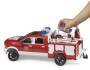 Bruder 02544 RAM 2500 Feuerwehreinsatzwagen mit Light + Sound Modul