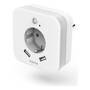 Hama LED-Nachtlicht m. Steckdose ws (223498)