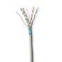 Nedis Netzwerk-Kabel Rollen / CAT6 / Solid / F/UTP / CCA / 305 m / Innen / Rund / PVC / Grau / Pull Box - ausziehbar