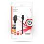 Nedis Stromkabel| UK Stecker| IEC-320-C13| abgewinkelt| gerade| Vernickelt| 3.00 m| - Current/Power Supply - 3 m