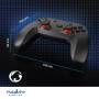 Nedis Gamepad / Wireless / Batteriebetrieben / PC / Anzahl Knöpfe: 11 / Kabellänge: 1.00 m / Schwarz