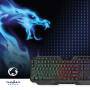 Nedis Wired Gaming Keyboard / USB Type-A / Folientasten / LED / QWERTY / US-Layout / Stromversorgung über USB / Netzkabellänge: 1.30 m / Multimedia