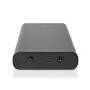 Nedis Festplattengehäuse / 3.5 " / USB 3.1 Gen1 / USB Type-A / USB Type-C™ / Notebook / PC / Aluminium
