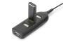 DIGITUS USB 2.0 Hub 4-Port 4 x USB A/F at Connected Cable Datenverteiler/Umschalter