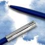WATERMAN Kugelschreiber Allure DeLuxe Blue M Blau Geschenkb.