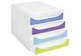 EXACOMPTA Schubladenbox "Chromaline"