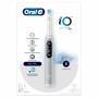 Oral-B iO 6 iO6 Elektrische Zahnbürste/Electric Toothbrush, Magnet-Technologie, 2 Aufsteckbürsten, 5 Putzmodi für Zahnpflege, Display & Reiseetui, Designed by Braun, grey opal