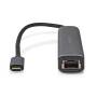 Nedis USB Multi-Port-Adapter / 5-in-1 / USB 3.2 Gen 1 / USB-C™ Stecker / HDMI™ Ausgang / RJ45 Buchse / 3x USB-A Buchse / 5 Gbps / 0.20 m / Rund / Vergoldet / PVC / Anthrazit / Box