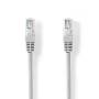Nedis CAT5e-Netzwerkkabel / U/UTP / RJ45 Stecker / RJ45 Stecker / 2.00 m / Rund / PVC / Grau / Label