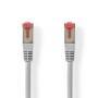 Nedis CAT6-Netzwerkkabel / RJ45 Stecker / RJ45 Stecker / SF/UTP / 1.00 m / Rund / PVC / Grau / Label