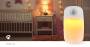 Nedis Plug-In-LED-Nachtlicht / Bewegungssensor / Tag/Nacht Sensor / 0.55 W / 11 lm / Warmweiss