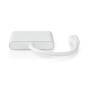 Nedis USB Multi-Port-Adapter / 3 in 1 / USB 3.2 Gen 1 / USB-C™ Stecker / HDMI™ Ausgang / USB-A Buchse / USB-C™ Buchse / 5 Gbps / 0.10 m / Rund / Vernickelt / PVC / Weiss / Box