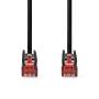 Nedis CAT6-Netzwerkkabel / RJ45 Stecker / RJ45 Stecker / U/UTP / 3.00 m / Rund / PVC / Schwarz / Label