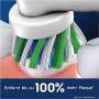 Oral-B Cross Action Ersatzbürstenkopf, Weiss (10er Pack) 