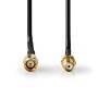 Nedis Antennenkabel / SMA-Stecker / SMA-Buchse / Vergoldet / 50 Ohm / Einzeln geschirmt / 5.00 m / Rund / PVC / Schwarz / Box