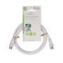 Nedis KOAXIALKABEL 75 OHM       1,5M (CSGL40000WT15     WS)