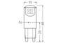 OSRAM LED Stift 1,9W G9 200lm 2.700K klar