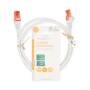 Nedis CAT6-Netzwerkkabel / RJ45 Stecker / RJ45 Stecker / U/UTP / 1.00 m / Rund / PVC / Weiss / Label