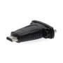 Nedis HDMI™ -Adapter / HDMI™ Stecker / DVI-D 24+1-Pin Buchse / Vergoldet / Gerade / ABS / Schwarz / 1 Stück / Box
