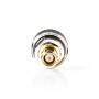 Nedis SMA Adapter / SMA-Stecker / N Stecker / Vergoldet / 50 Ohm / Gerade / PVC / Gold / Silber / 2 Stück / Box