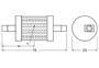 OSRAM LED Stab 7,3W R7S 806lm 78mm 2.700K