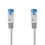 Nedis CAT6a-Netzwerkkabel / S/FTP / RJ45 Stecker / RJ45 Stecker / 5.00 m / Snagless / Rund / LSZH / Weiss / Label