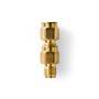 Nedis SMA Adapter / SMA-Stecker Reverse Polarity / SMA-Buchse / Vergoldet / 50 Ohm / Gerade / PVC / Gold / 2 Stück / Box