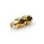 Nedis SMA Adapter / SMA-Stecker Reverse Polarity / SMA-Buchse / Vergoldet / 50 Ohm / Gerade / PVC / Gold / 2 Stück / Box
