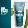 Gillette Intimate Intimpflege Rasierset für Männer (177 ml), Rasier- und Duschcreme für den Intimbereich + Anti-Scheuer-Stick, reduziert Reibungen und Hautreizungen + Rasierapparat mit 2 Klingen