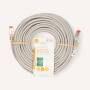 Nedis CAT6-Netzwerkkabel / RJ45 Stecker / RJ45 Stecker / SF/UTP / 20.0 m / Rund / PVC / Grau / Label