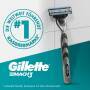 Gillette Mach3 Rasierklingen, 25 Ersatzklingen für Nassrasierer Herren mit 3-fach Klinge