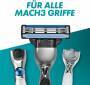 Gillette Mach3 Rasierklingen, 25 Ersatzklingen für Nassrasierer Herren mit 3-fach Klinge