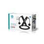 Nedis SmartLife Springseil / Bluetooth® / Dual Hall sensor / LED-Anzeige / PVC / 3.00 m / Akku-Bälle / Beutel mit Kordelzug / Schwarz