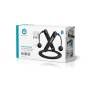 Nedis SmartLife Springseil / Bluetooth® / Dual Hall sensor / LED-Anzeige / PVC / 3.00 m / Akku-Bälle / Beutel mit Kordelzug / Schwarz