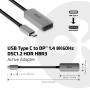 Club 3D Club3D Adapter USB 3.2 Typ C > DP 1.4 8K60Hz HDR aktiv St/Bu retail (CAC-1567)